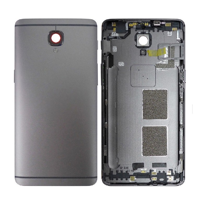 Back cover for OnePlus 3/3T Gunmetal original (used Grade C)