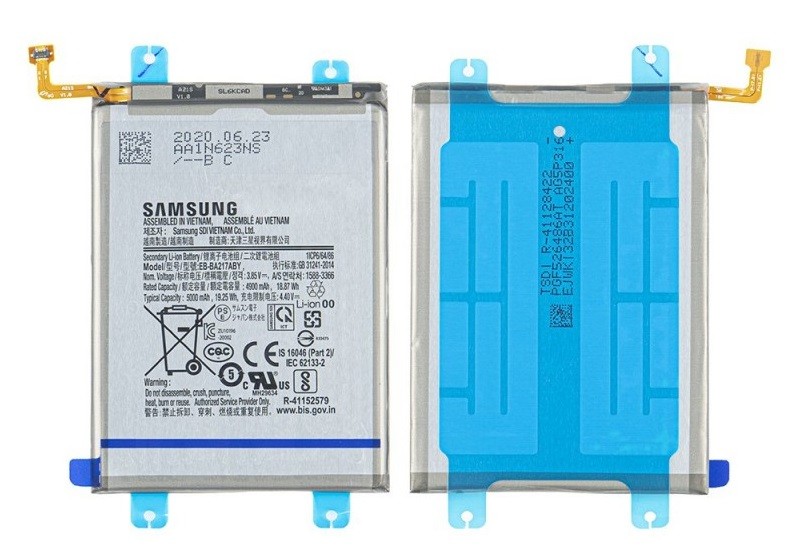 Аккумулятор Оригинал Samsung A047/A125 A12/A127 A12S/A217 A21s/M127 M12/A135 A13/A137 A13 4900mAh EB-BA217ABY (сервисная упаковка)
