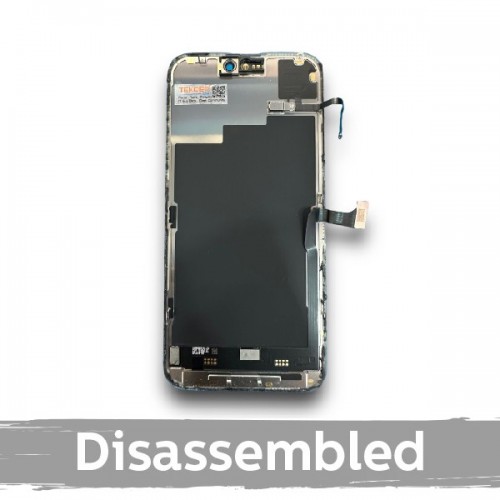 LCD Display Compatible With iPhone 15 Pro Max Black / 100% Genuine / (from new device) + Sensor Flex