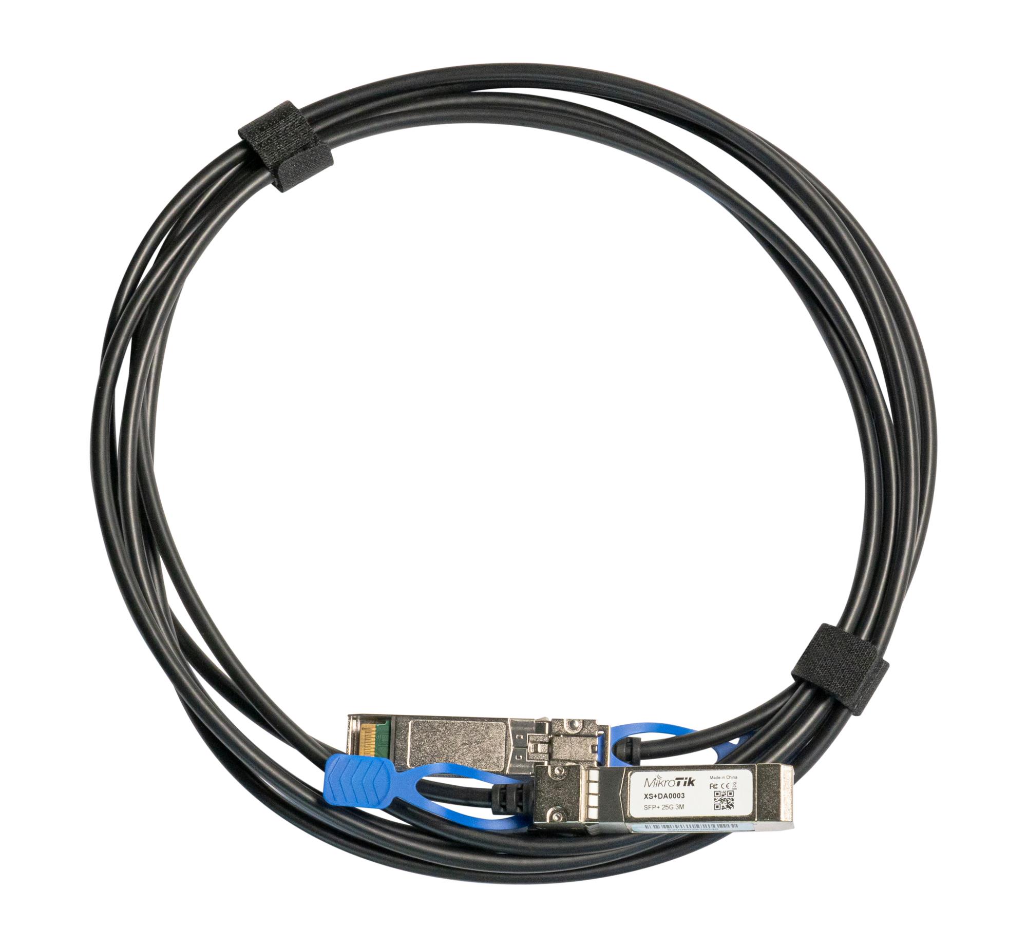 MikroTik XS+DA0003 SFP+ tiesioginio prijungimo kabelis, 3m