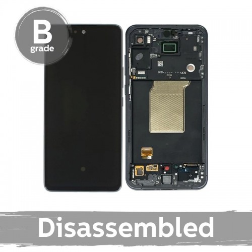 LCD дисплей совместим с Samsung A556 A55 5G с рамкой / тёмно-синий / (9/10 б/у)