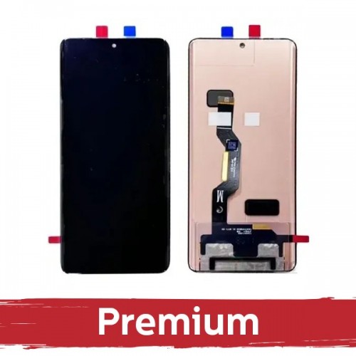 LCD Display Compatible With Motorola Edge 50 / Edge 50 Pro 5G (2023) Black OEM