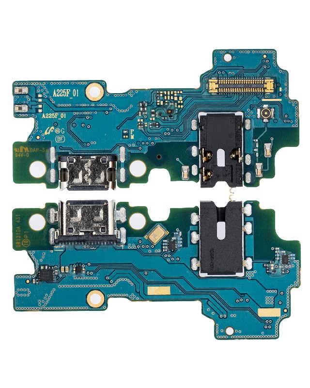Шлейф Samsung A225 A22 для разъёма зарядки, микрофона, наушников Оригинал (сервисная упаковка)