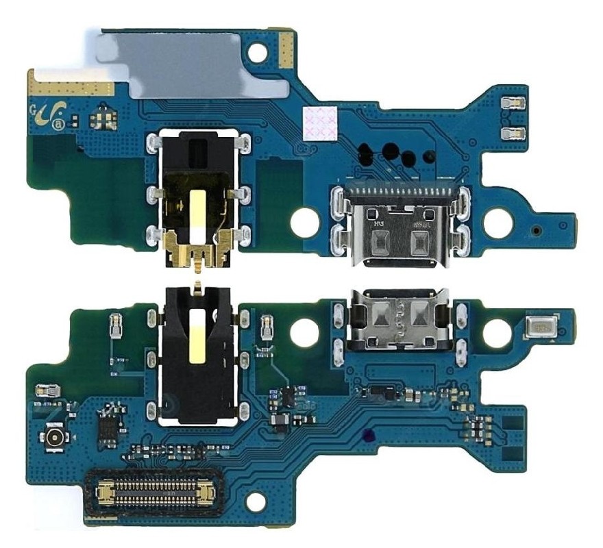 Flex Samsung M215 M21/M307 M30S/M315 M31 for plugin, microphone, headphone connector original (service pack)