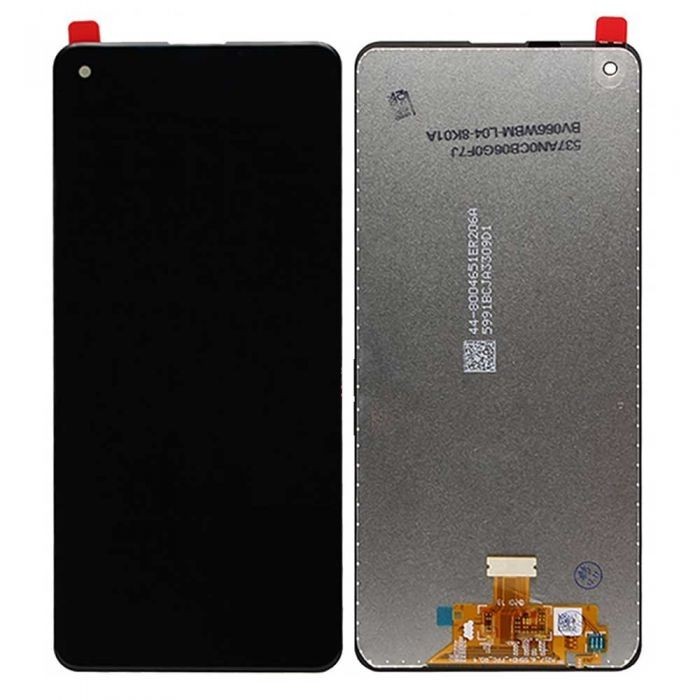 LCD ekranas Samsung A217F A21s su jutikliniu ekranu juodas originalus