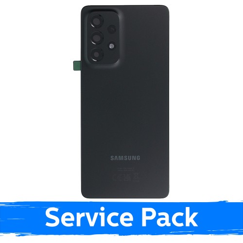 Galinis dangtelis skirtas Samsung A536 A53 5G / Awesome Black / (Service Pack)