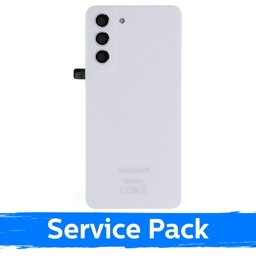 Galinis dangtelis suderinamas su Samsung G990 S21 FE / balta / (Service Pack)