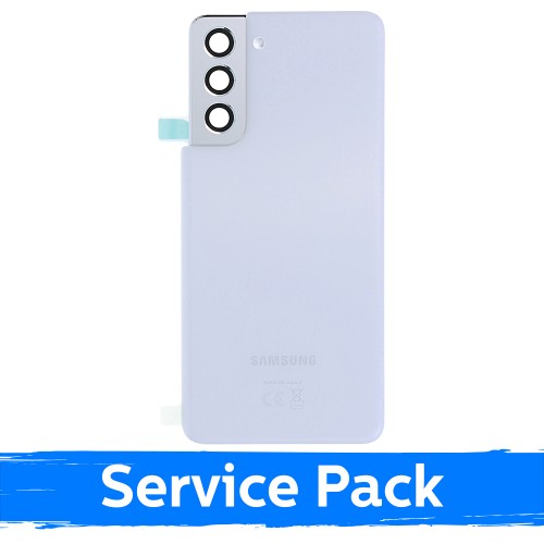 Задняя крышка для Samsung G991 S21 / Phantom White / (Service Pack)