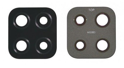 Samsung A125 A12/A127 A12S/M217 M12S kameros stikliukas juodas (tik stikliukas) (service pack)