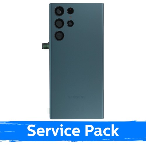 Galinis dangtelis suderinamas su Samsung S908 S22 Ultra / žalia / (Service Pack)