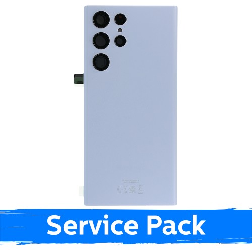 Back Cover Compatible With Samsung S908 S22 Ultra / Sky Blue / (Service Pack)