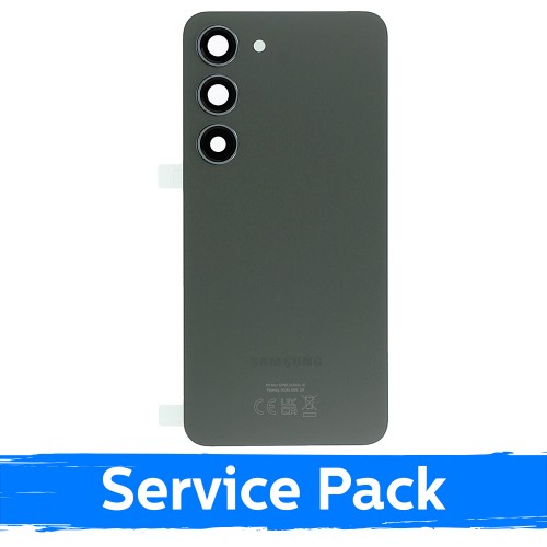 Задняя крышка совместимая с Samsung S911 S23 зелёная (Service Pack)