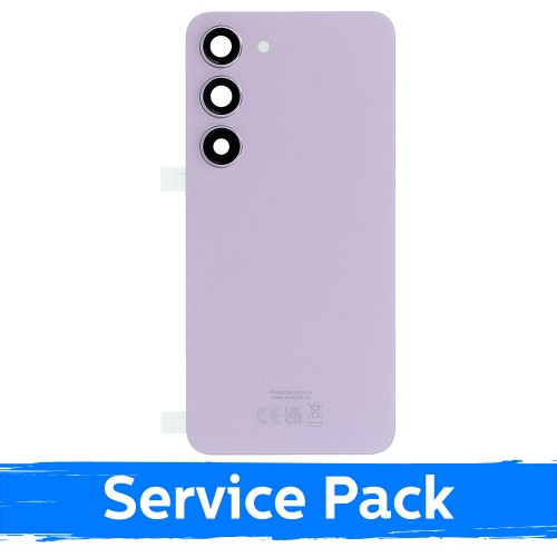 Задняя крышка совместимая с Samsung S911 S23 лавандовая (Service Pack)