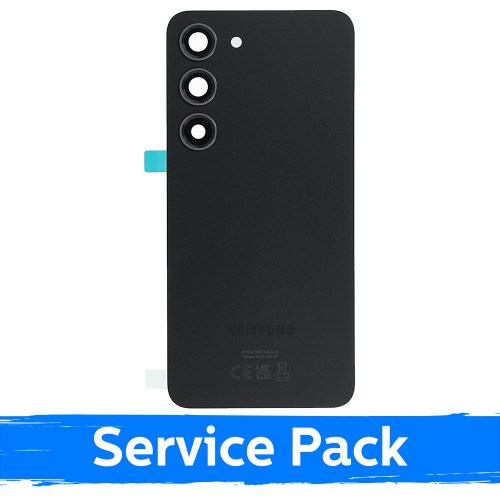 Задняя крышка совместимая с Samsung S911 S23 Phantom чёрный (Service Pack)