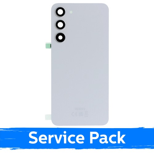 Back Cover Compatible With Samsung S916 S23 Plus / Cream / (Service Pack)
