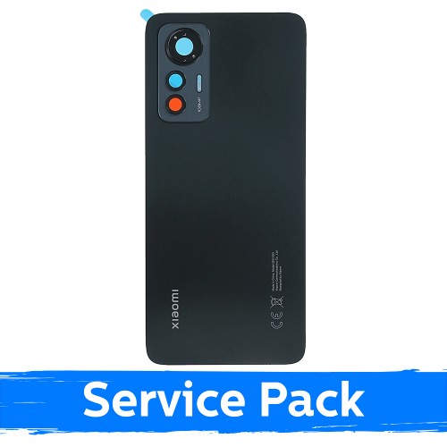 Galinis dangtelis, suderinamas su Xiaomi 12 Lite / juodas / (Service Pack)