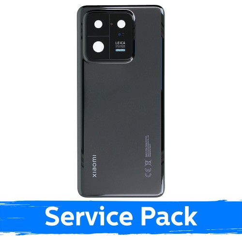 Galinis dangtelis, suderinamas su Xiaomi 13 Pro / Ceramic Black / (Service Pack)