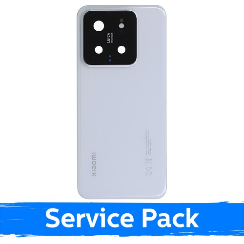 Galinis dangtelis, suderinamas su Xiaomi 14 / baltas / (Service Pack)