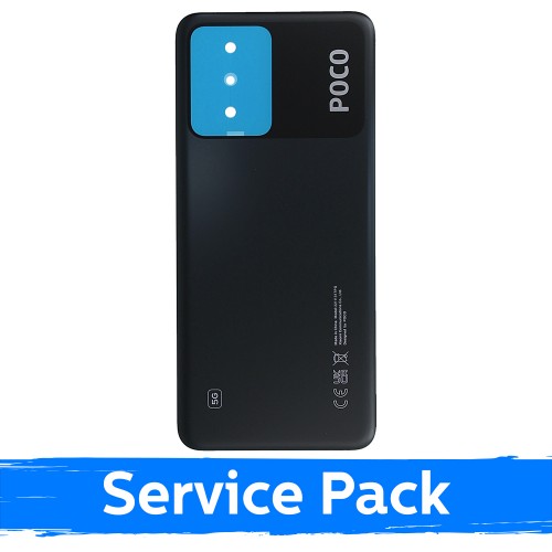 Galinis dangtelis, suderinamas su Xiaomi Poco X5 5G / Jaguar Black / (Service Pack)