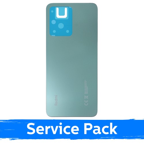 Задняя крышка совместимая с Xiaomi Redmi Note 12 5G мятно-зелёная (Service Pack)
