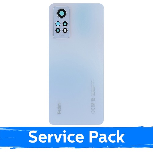 Galinis dangtelis, suderinamas su Xiaomi Redmi Note 12 Pro 4G / Polar White / (Service Pack)