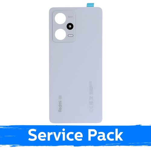 Galinis dangtelis, suderinamas su Xiaomi Redmi Note 12 Pro 5G / Polar White / (Service Pack)
