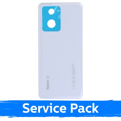 Galinis dangtelis, suderinamas su Xiaomi Redmi Note 12 Pro+ 5G / Polar White / (Service Pack)