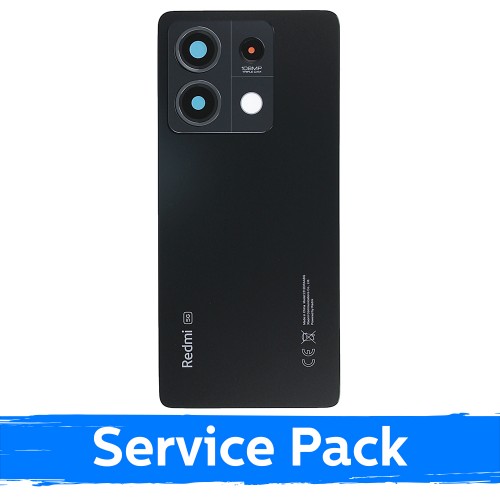 Galinis dangtelis, suderinamas su Xiaomi Redmi Note 13 5G / Graphite Black / (Service Pack)