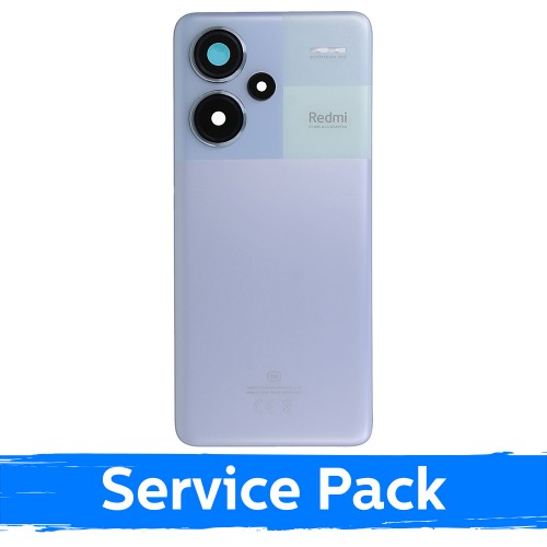 Задняя крышка совместимая с Xiaomi Redmi Note 13 Pro+ 5G / Aurora Purple / (Service Pack)