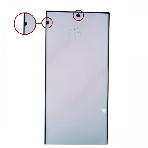 LCD дисплей совместимый с Samsung S918 S23 Ultra чёрный (Обновлённый: Telemax) (С дефектами 13)