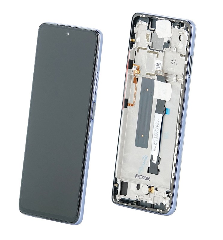 LCD экран Xiaomi Mi 10T Lite 5G с тачскрином с рамкой Pearl Grey/Tarnish Оригинал (сервисная упаковка)