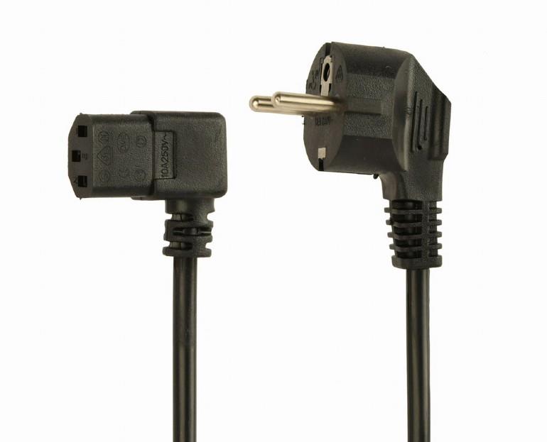 GEMBIRD Кабель питания угловой VDE 1.5 м PC-186A-VDE1B-1.5M