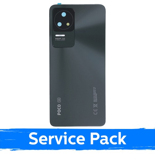 Задняя крышка для Xiaomi Poco F4 5G / Night Black / (Service Pack)