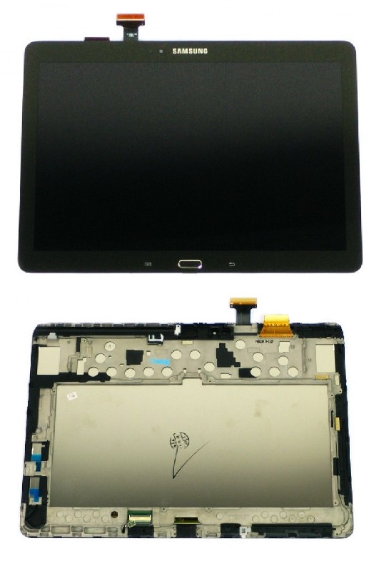 LCD ekranas Samsung P600/P605 Note 10.1 2014 su lietimo ekranu juodas originalus (paslaugų paketas)