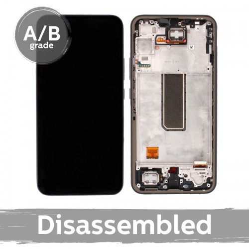 LCD ekranas suderinamas su Samsung A346 A34 5G su rėmu / Limonų / (9.5/10 Naudotas)