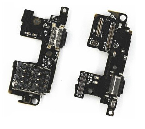 Flex Xiaomi Mi 11 su įkrovimo jungtimi ir mikrofonu, SIM kortelės kontaktas naudotas ORG