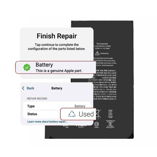 Battery Compatible With iPhone 12 Pro Max / Self-Diagnosable / Settings: Used /