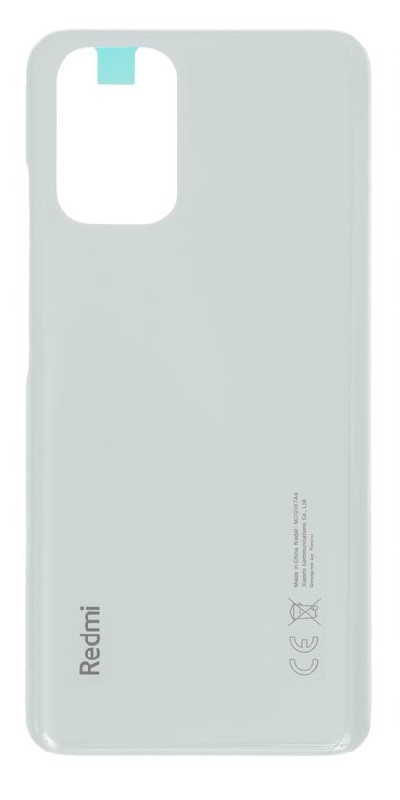 Back cover for Xiaomi Redmi Note 10 4G Pebble White (M2101K7AI/M2101K7AG) ORG