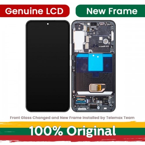 LCD Ekranas Samsung S901 S22 su rėmeliu / Bora Violetinis / (Atnaujintas: Telemax)