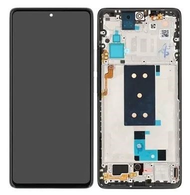 LCD экран Xiaomi 11T Pro 5G с тачскрином с рамкой Meteorite Grey Оригинал (сервисная упаковка)