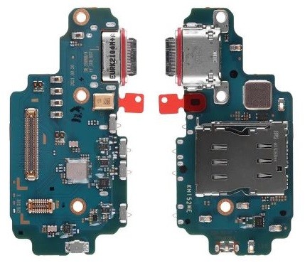 Flex Samsung S908 S22 Ultra įkrovimo lizdui, mikrofonui, SIM kortelių skaitytuvui originalus (service pack)