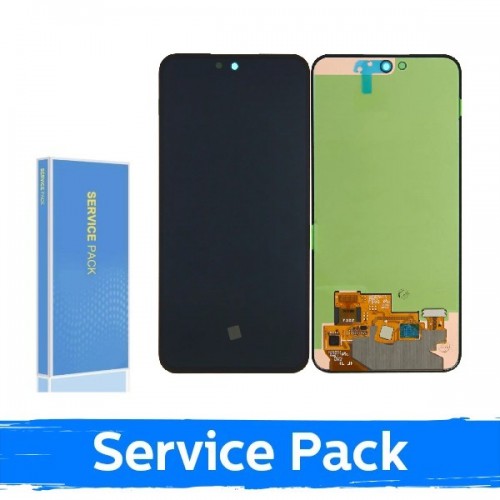 LCD Display Compatible With Samsung A566 A56 5G Black (Service Pack) (NF version)