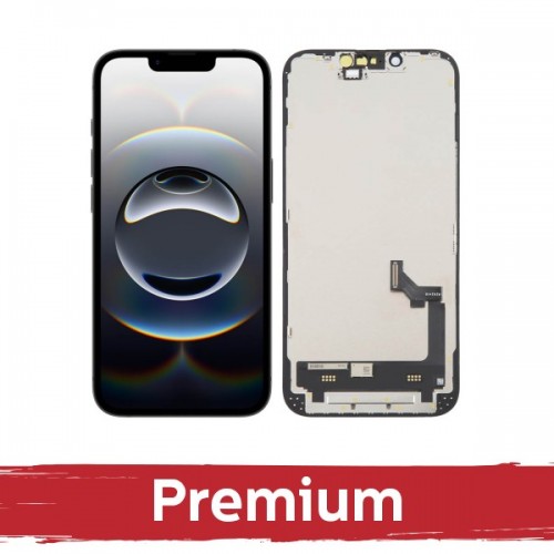 LCD дисплей для iPhone 16e чёрный (INCELL / Premium / съёмная IC)