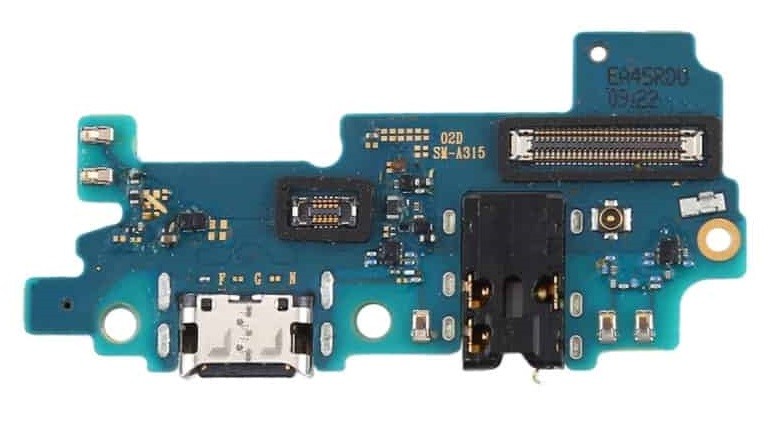 Flex Samsung A315 A31 2020 jungtimi, mikrofonu, ausinių jungtimi originalus (service pack)