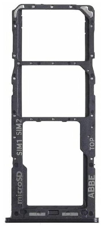SIM kortelės laikiklis Samsung A225 A22 4G 2021 juodas originalus (service pack)