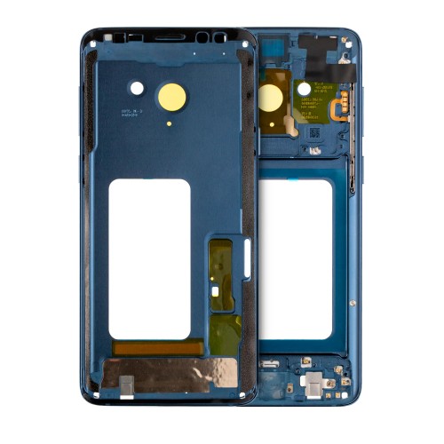 Средняя рамка корпуса для Samsung G965 S9 Plus (Coral Blue)