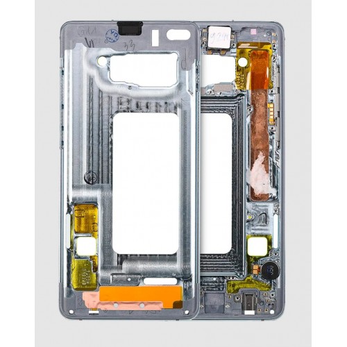 Vidurinis rėmelis Samsung G973 S10 (baltas)