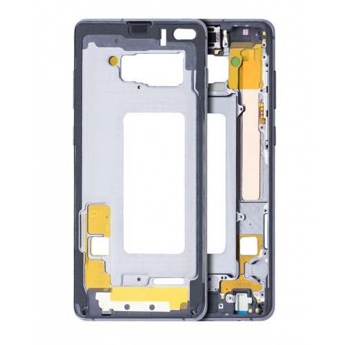 Vidurinis rėmelis Samsung G975 S10 Plus (juodas)
