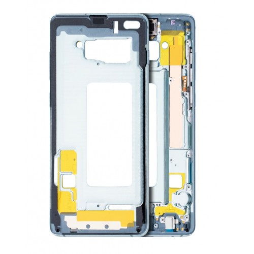 Vidurinis rėmelis Samsung G975 S10 Plus (žalias)