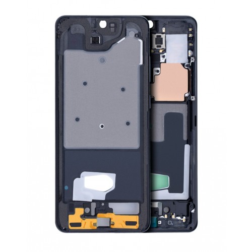 Vidurinis rėmelis Samsung G988 S20 Ultra (juodas)